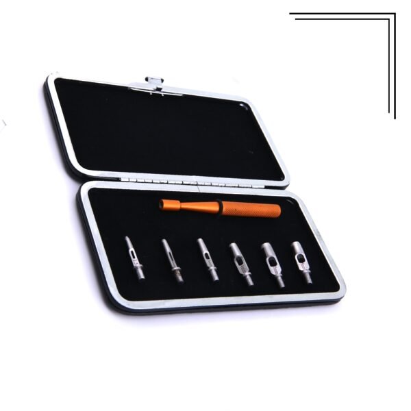 Adjustable points dermal punches