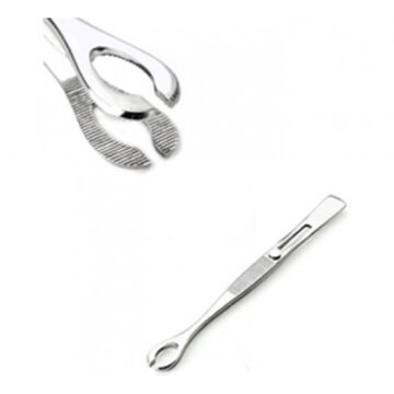 Mini Foerster Sponge Tweezer with 2.25mm Slot (5.5")