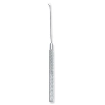 Wholesale latch hook tool ventilating needle with knurled steel handle for wig making and hair extension ventilating work