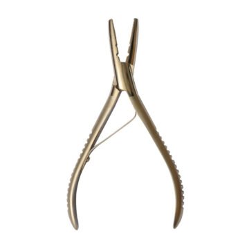 Wholesale hair extension plier with inner teeth grip for microlink, nano-ring, and keratin bond installation and removal
