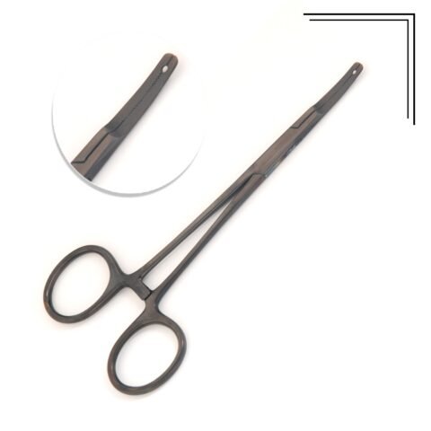 Black Dermal Anchor Holding Forceps