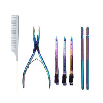 Multicolor Hair Extension Kit.