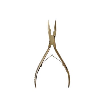 Wholesale 5.5-inch microlink bead remover plier available in six finishes including gold, black, and rainbow