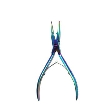 Wholesale rainbow titanium microlink bead closer and remover plier, stainless steel with multicolor coating