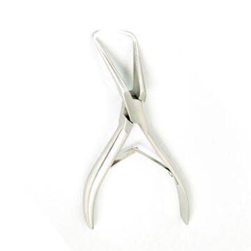 Wholesale 5.5-inch curved jaw hair extension bead remover plier with mirror finish for microlink and nano ring removal