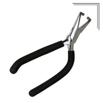 Ergo Angler plier with ergonomic handles and hollow parallel jaws for hinge isolation and temple angling