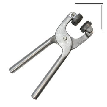 Lens Axis Economy plier with fixed jaws and extra-thick rubber pads, aluminum construction