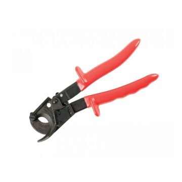 Professional jewelry wire cutters with ergonomic red handles for precise and clean wire trimming in jewelry making."