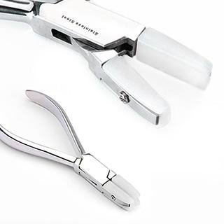 Hard Nylon Plastic Jaws Nose Ring Pliers