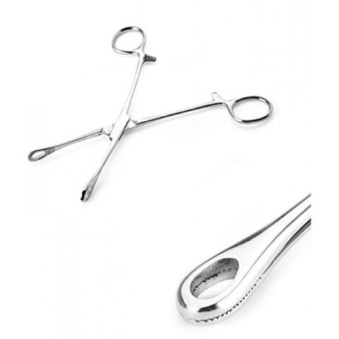 MINI SPONGE FORCEPS 6"