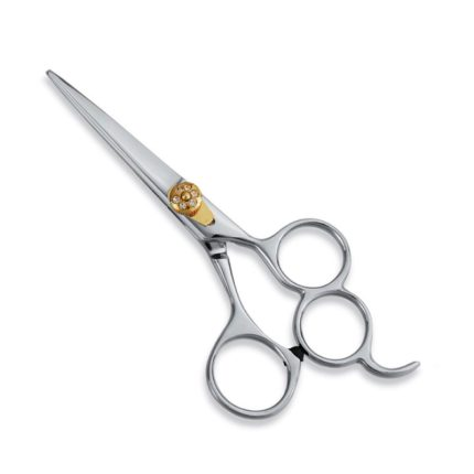 Professional Razor Edge Hair Cutting Scissor with 3 Finger Rest
