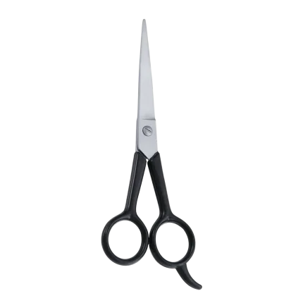 Black Plastic Handle Professional Hair Cutting Scissor – 5.5 Inch