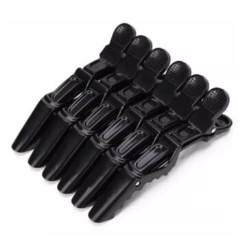 Wholesale hair sectioning clips made from surgical-grade stainless steel for salon and extension use