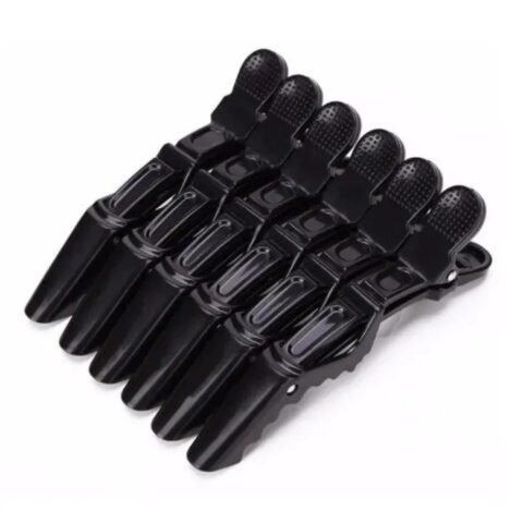 Wholesale hair sectioning clips made from surgical-grade stainless steel for salon and extension use