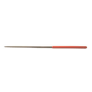 Round needle file with non-slip handle, steel, wholesale manufacturer