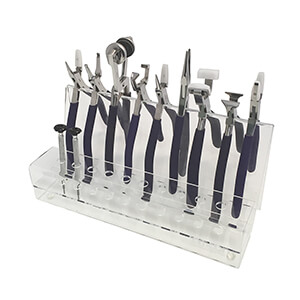 11 Piece Essential Tool Kit with Tool Rack - Ergonomic Line