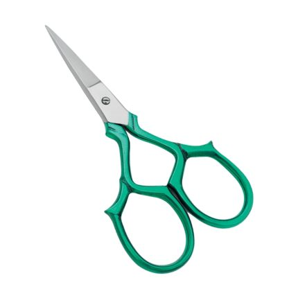 Vibrant Green Cutout Craft Scissors