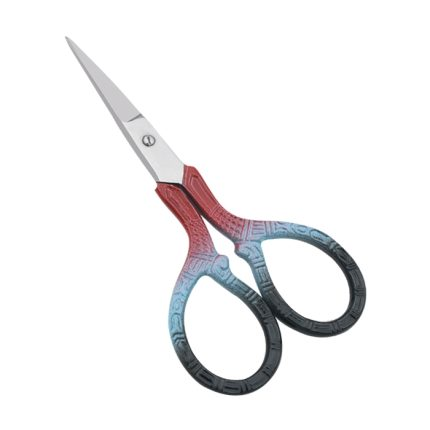 Red-Blue Gradient Pattern Scissors