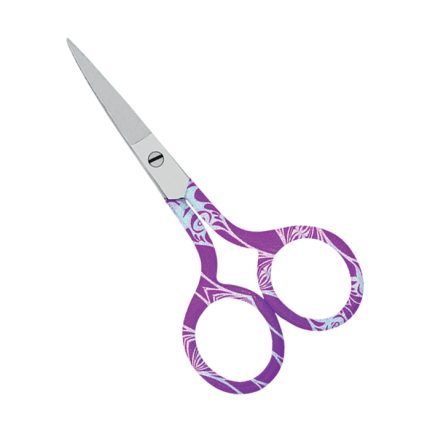 Purple Floral Print Craft Scissors