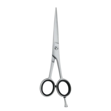5.5 Inch Hair Cutting Scissor Satin Finish Removable Finger Rest