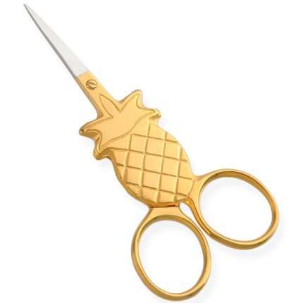 Gold Pineapple Embroidery Scissors