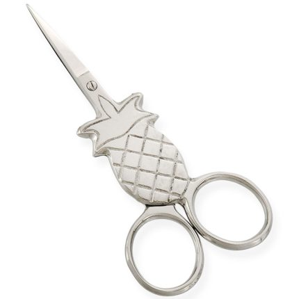 Silver Pineapple Embroidery Scissors