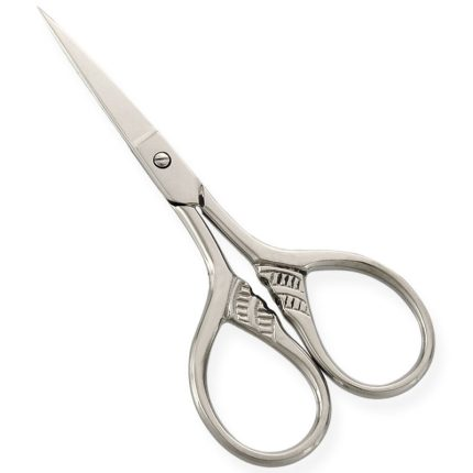 Silver Textured Handle Embroidery Scissors