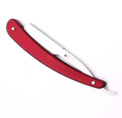 Red Handle Barber Straight Razor