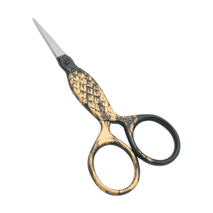 Black and Gold Textured Craft Scissors