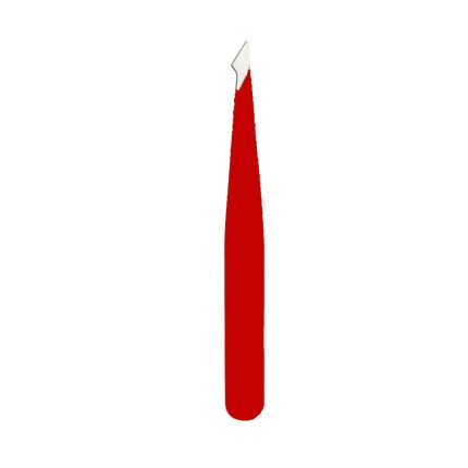 Red Slanted Eyebrow Tweezers