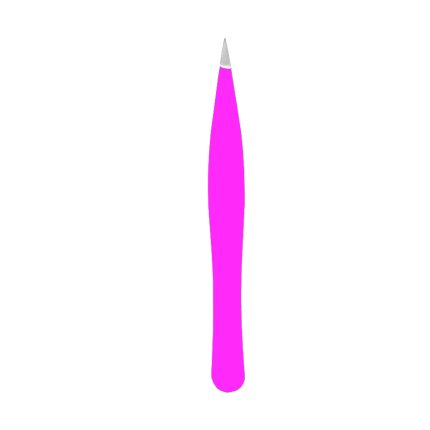 Eyebrow Pointed Tweezers - Pink