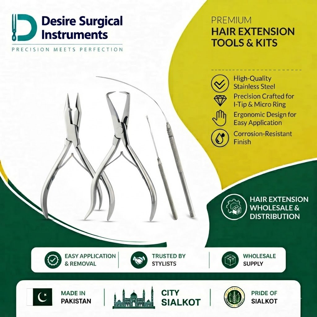 Hair Extension Tools Wholesale – Pliers, Needles, Loops & Kits for Salons Desire Surgical