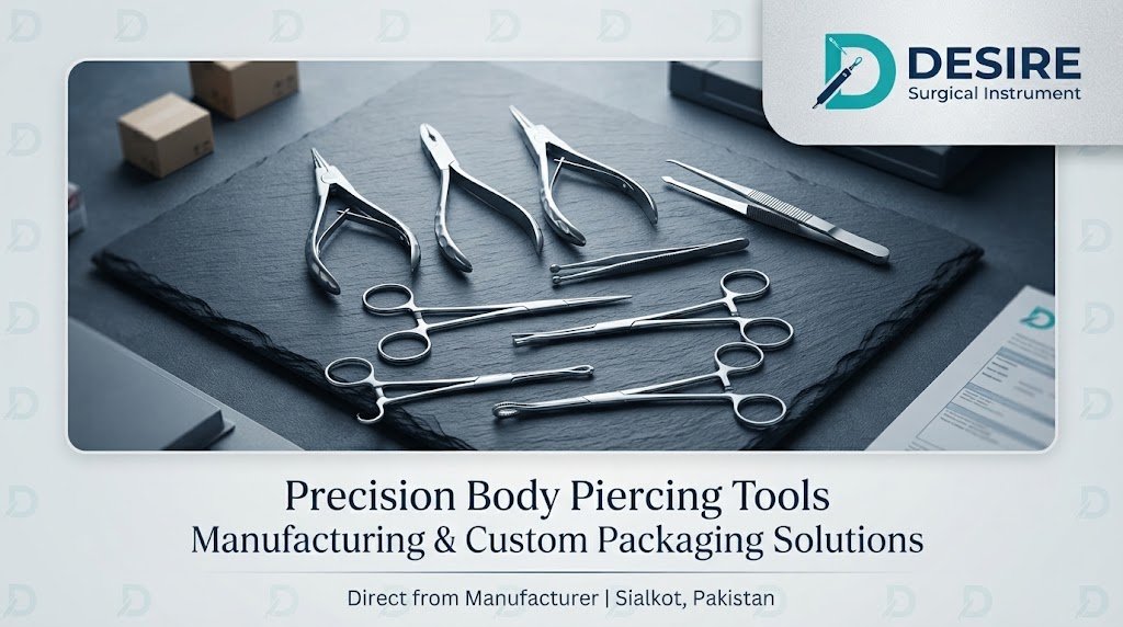 Precision Body Piercing Tools Manufacturing & Custom Packaging Solutions