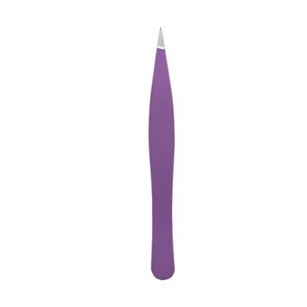 Eyebrow Pointed Tweezers - Purple