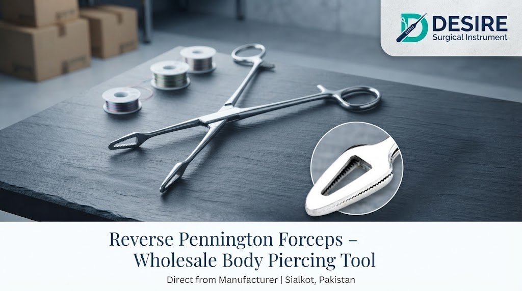 Reverse Pennington Forceps – Wholesale Body Piercing Tool
