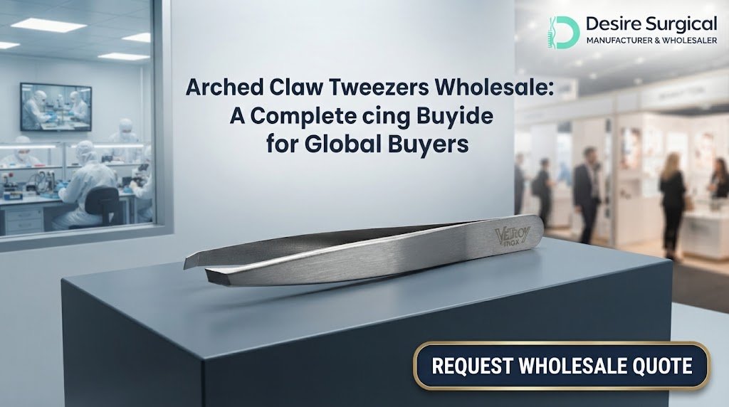Arched claw tweezers wholesale - precision curved jaw global buyers