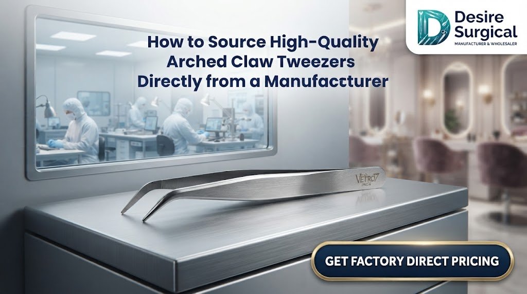 Source arched claw tweezers directly from manufacturer - surgical-grade stainless steel