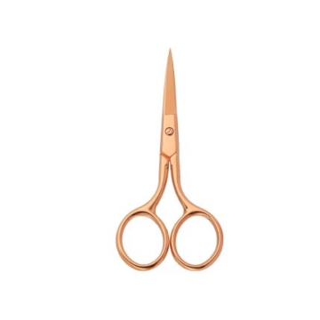 Rose Gold Classic Pointed Eyelash Scissors by Desire Surgical Instruments