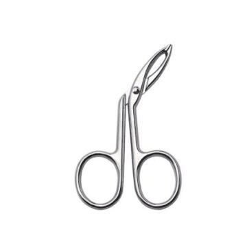 Stainless steel scissor tweezers clamping tip wholesale – precision grooming tool by Desire Surgical Instruments