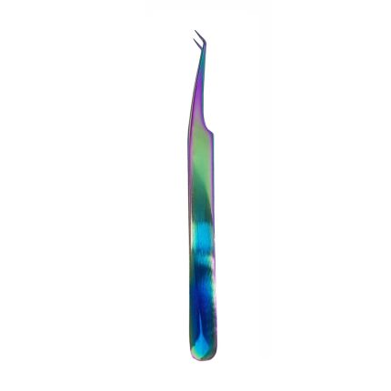 Rainbow Titanium Coating Eyelash Tweezers
