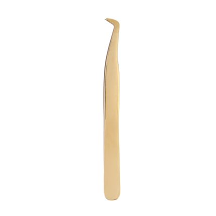 Polished Gold Eyelash Tweezers