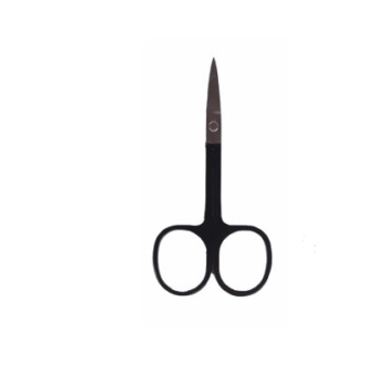 Matte Black Straight Precision Scissors