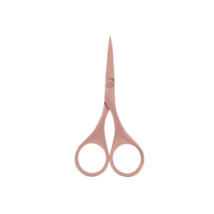 Rose Gold Crane / Curved Handle Eyelash Scissors