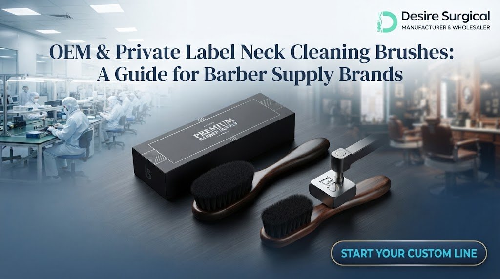 OEM private label neck cleaning brushes - barber supply brand manufacturer