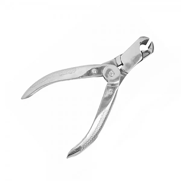 Parallel jaw oblique head end cutter for flush cuts in tight spaces by Desire Surgical Instrument