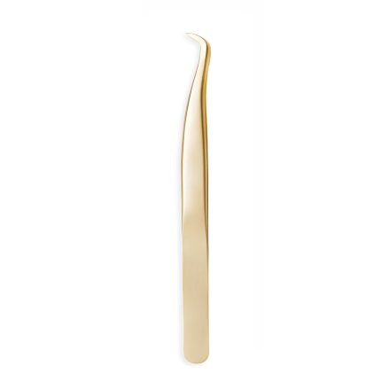 Gold Smooth Finish Eyelash Tweezers