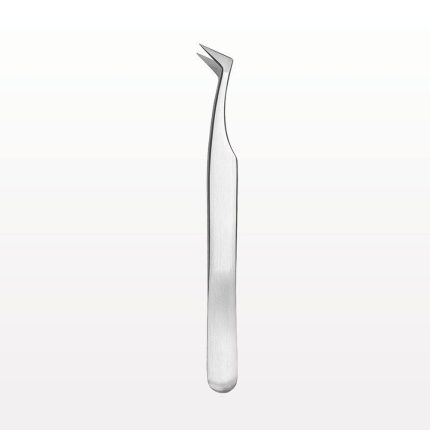 Silver Angled Eyelash Tweezers