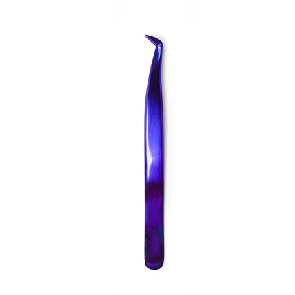 Dark Purple Glossy Eyelash Tweezers