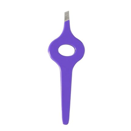 Purple Wide-Hole Tweezers