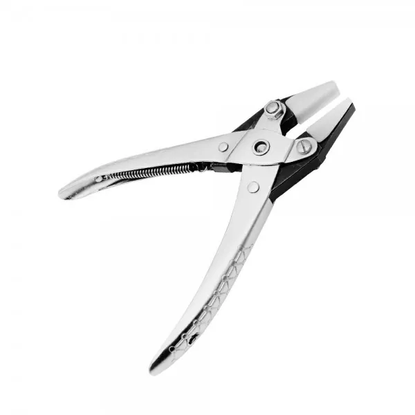 Parallel action flat nose pliers with nylon jaws by Desire Surgical Instrument